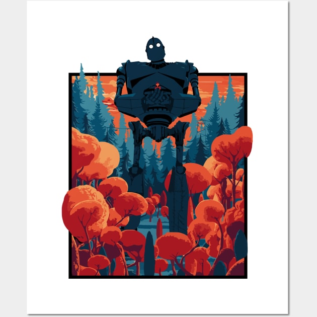 The Iron Giant Wall Art by NorthWestDesigns